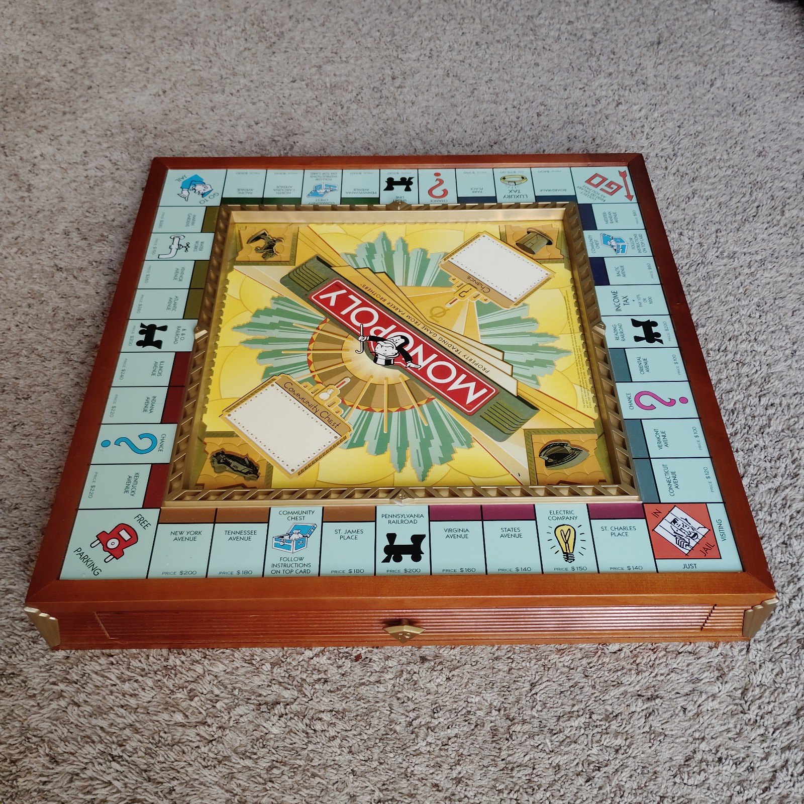 2005 Monopoly 70th Anniversary Premiere Edition Hasbro Complete Great Condition
