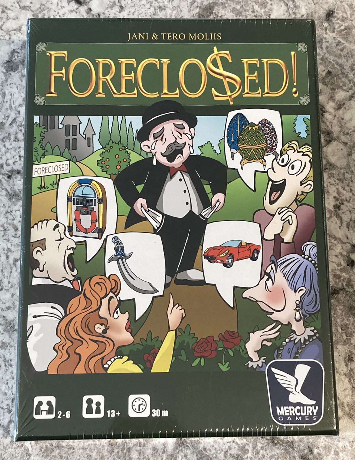 Foreclosed Board Game – Mercury Games New & Sealed