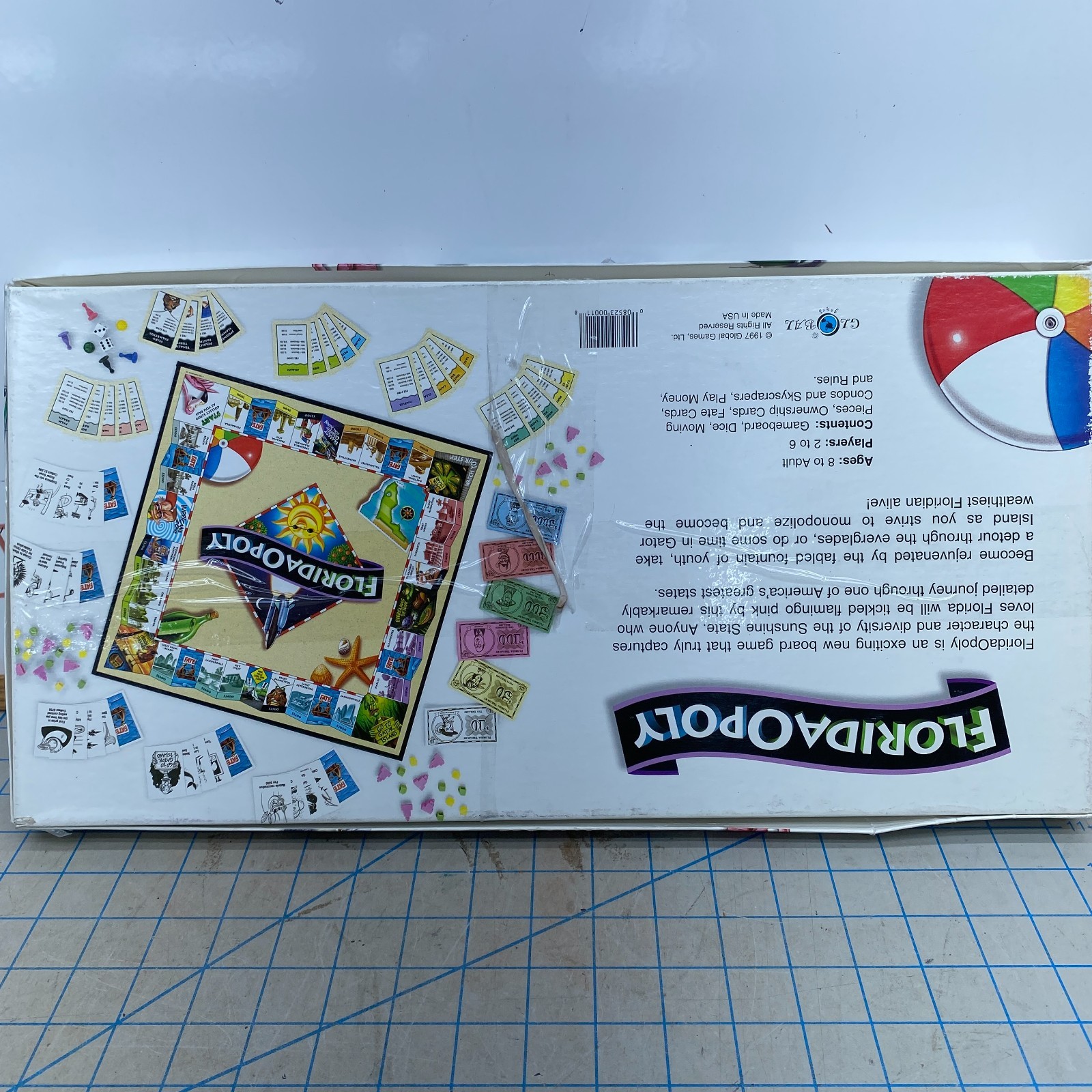 Vintage FloridaOpoly Board Game Sunshine State 1997
