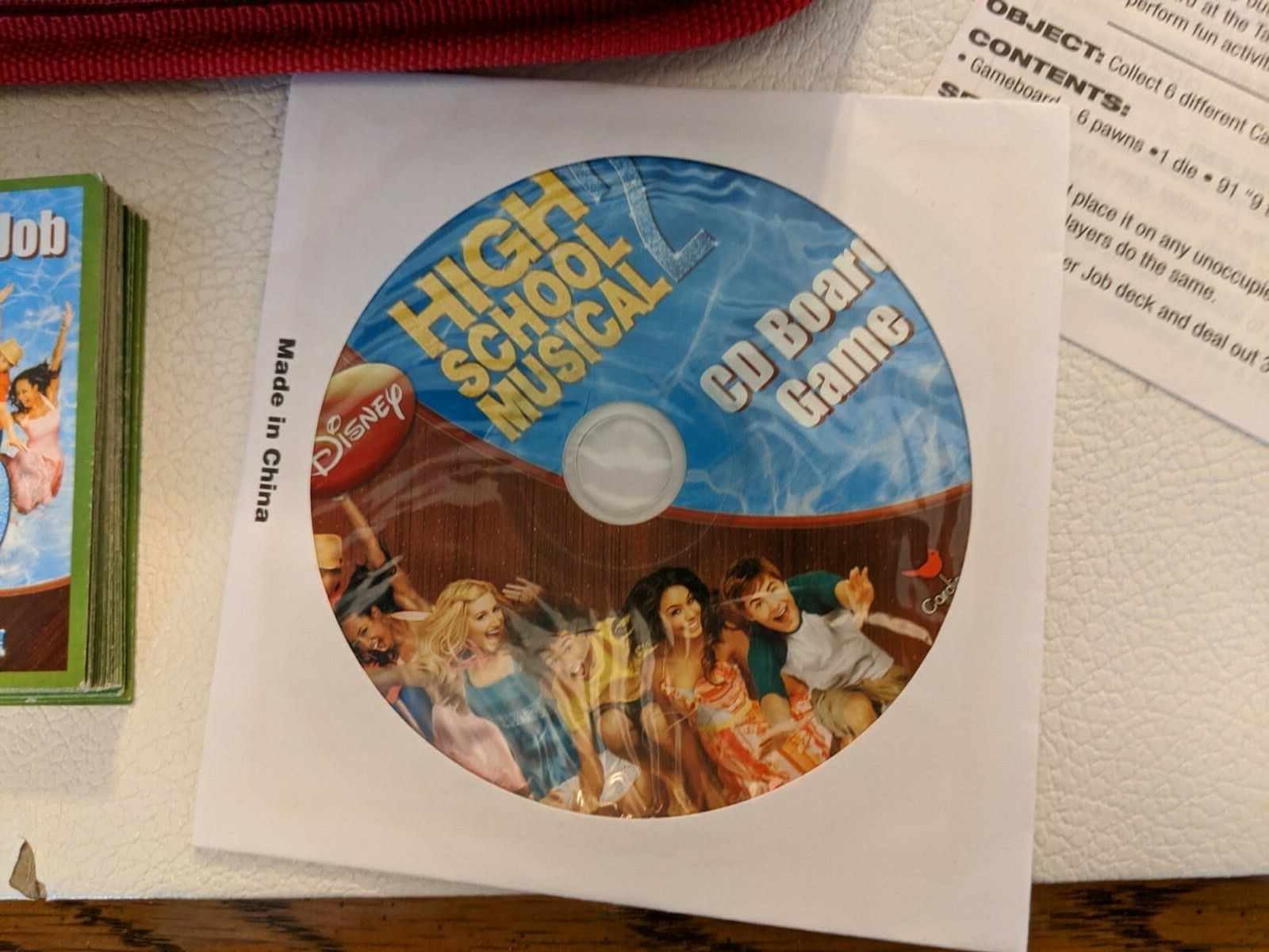 High School Musical CD BOARD GAME Zippered Carrying Case
