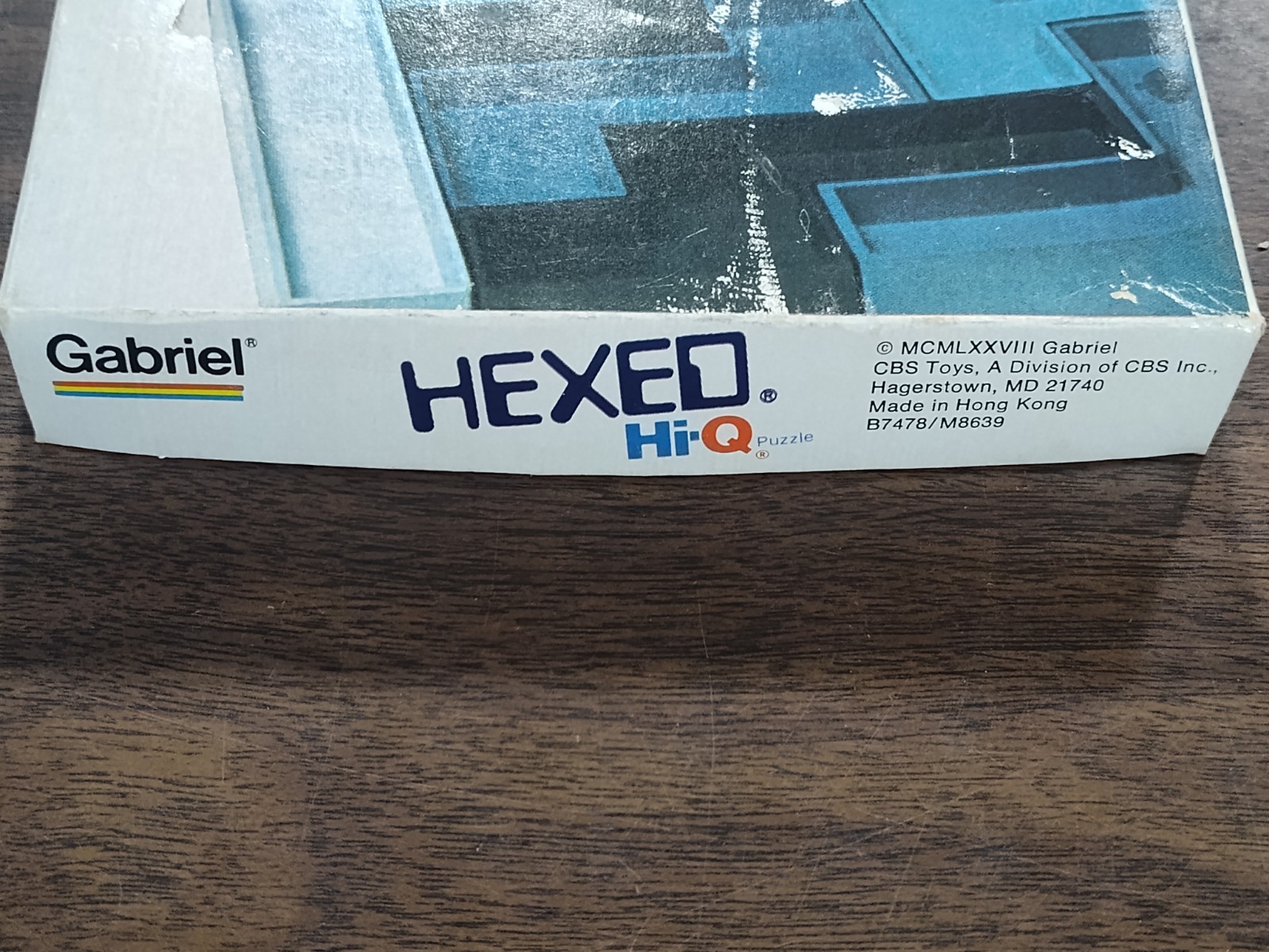 1978 Gabriel HEXED Hi-Q Puzzle Game Complete 12-Piece Vintage Brain Teaser Boxed