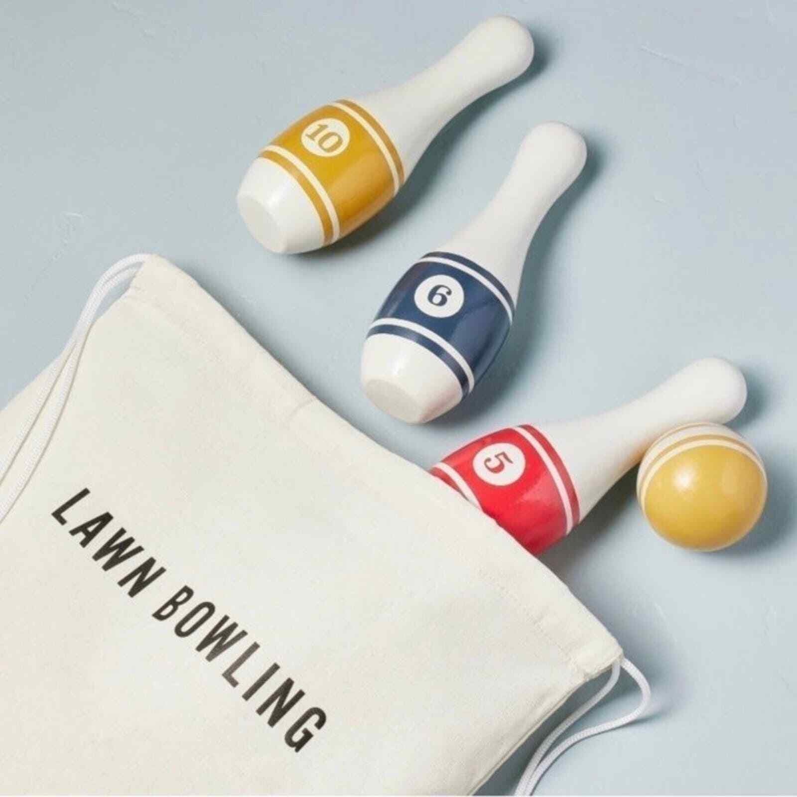 Hearth and Hand Lawn Bowling Set 12 PC with Magnolia