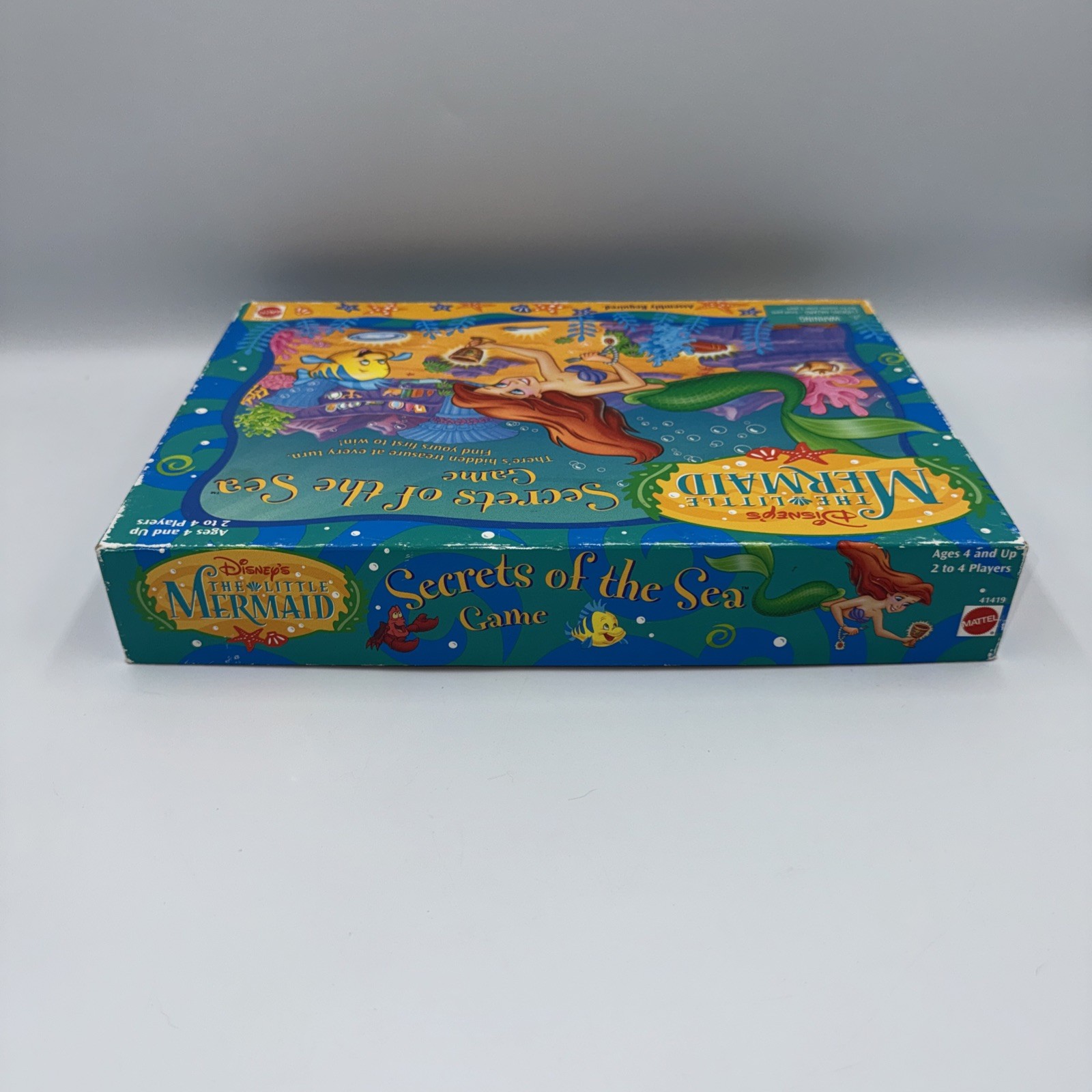 Disney’s The Little Mermaid Secrets Of The Sea Board Game VTG 1997 Complete!