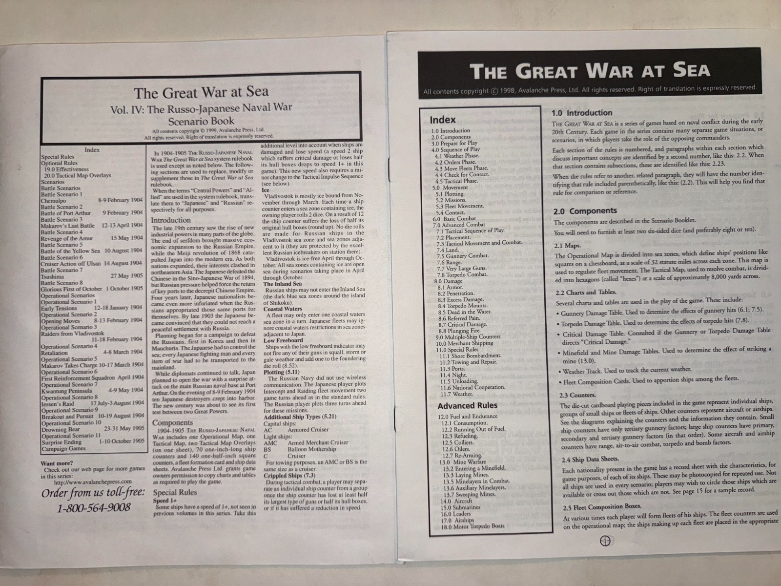 Avalanche Great War at Sea: Russo-Japanese War Unpunched