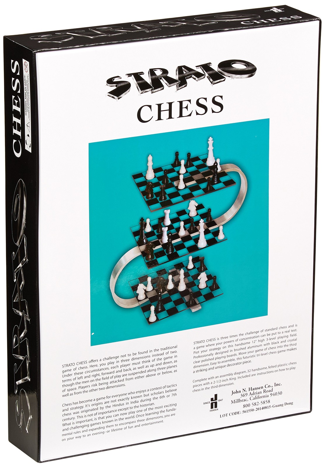 John N. Hansen Co. Strato Chess