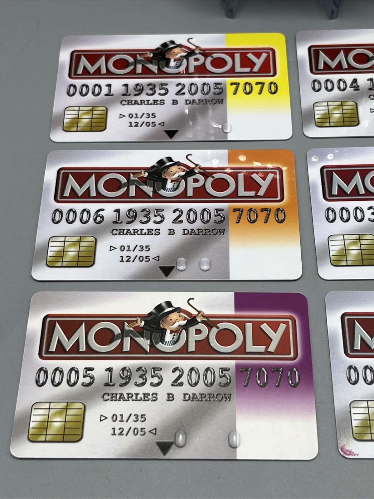 2005 Monopoly Electronic Banking Unit Credit Card Machine & 6 Cards – Tested
