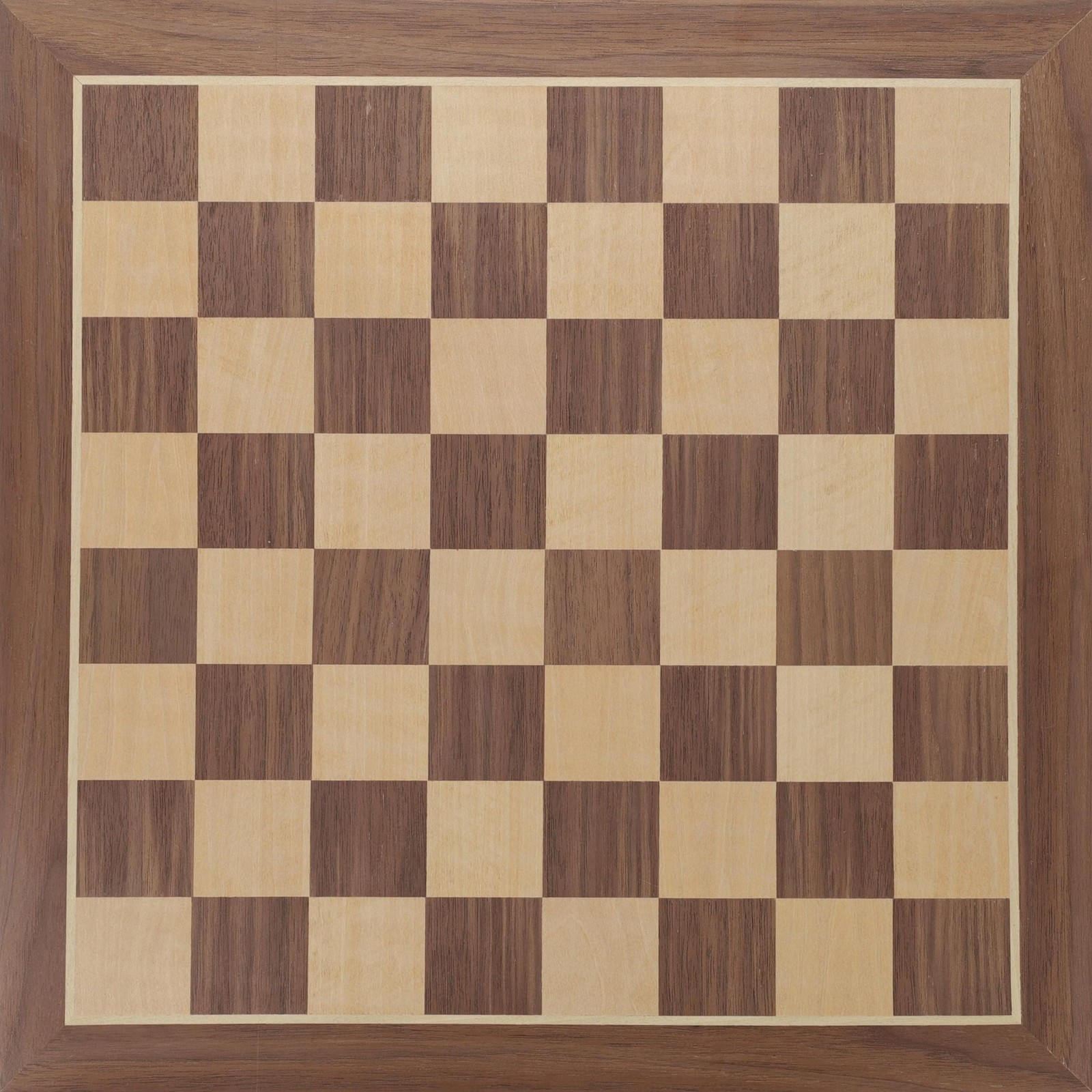WE Games Classic Walnut Wooden Chess Board Only 11.875 inches, Large Chess Board