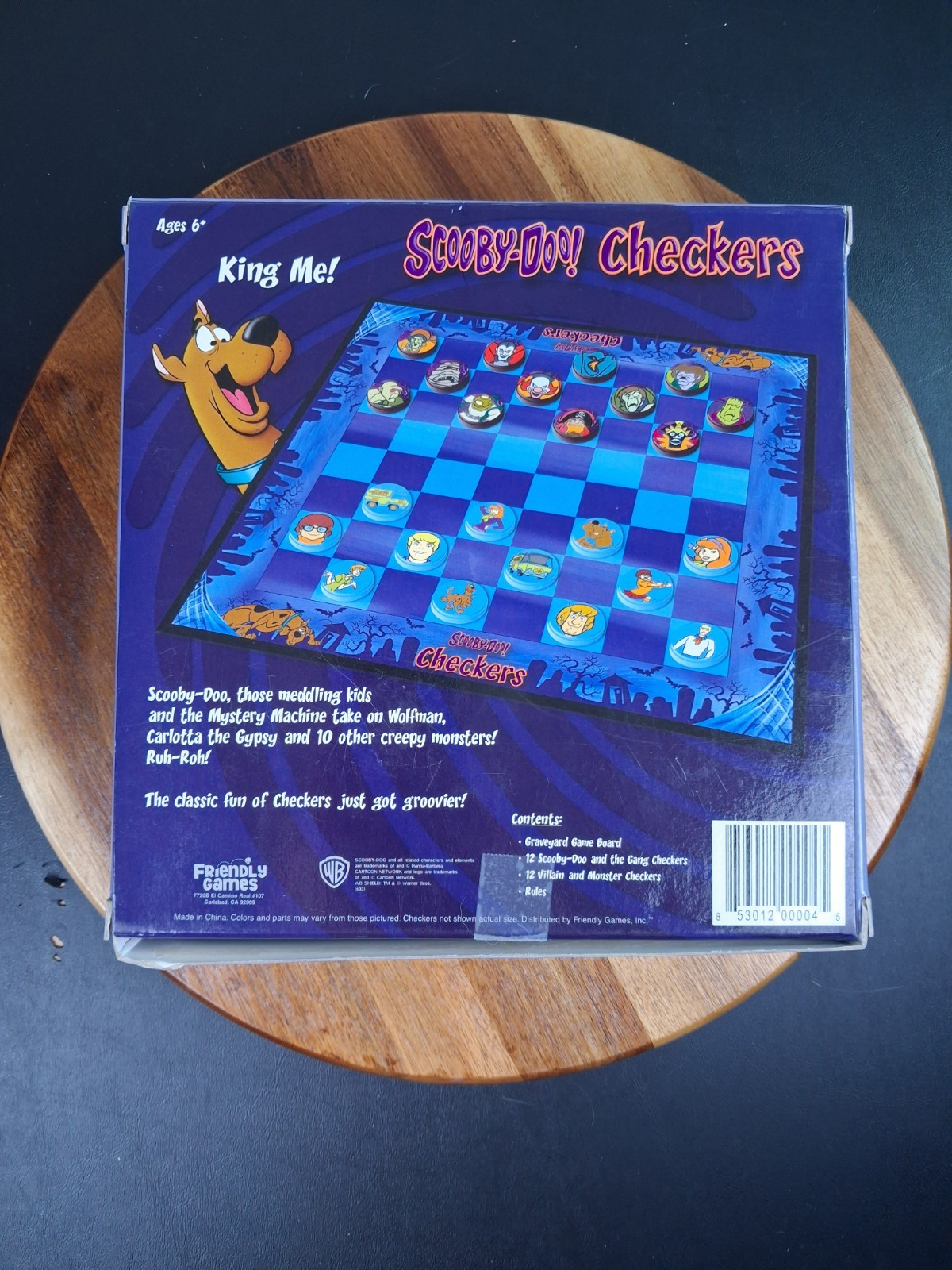 Scooby-Doo Edition Checkers Friendly Games Cartoon Network Age 6+ Read Descrip