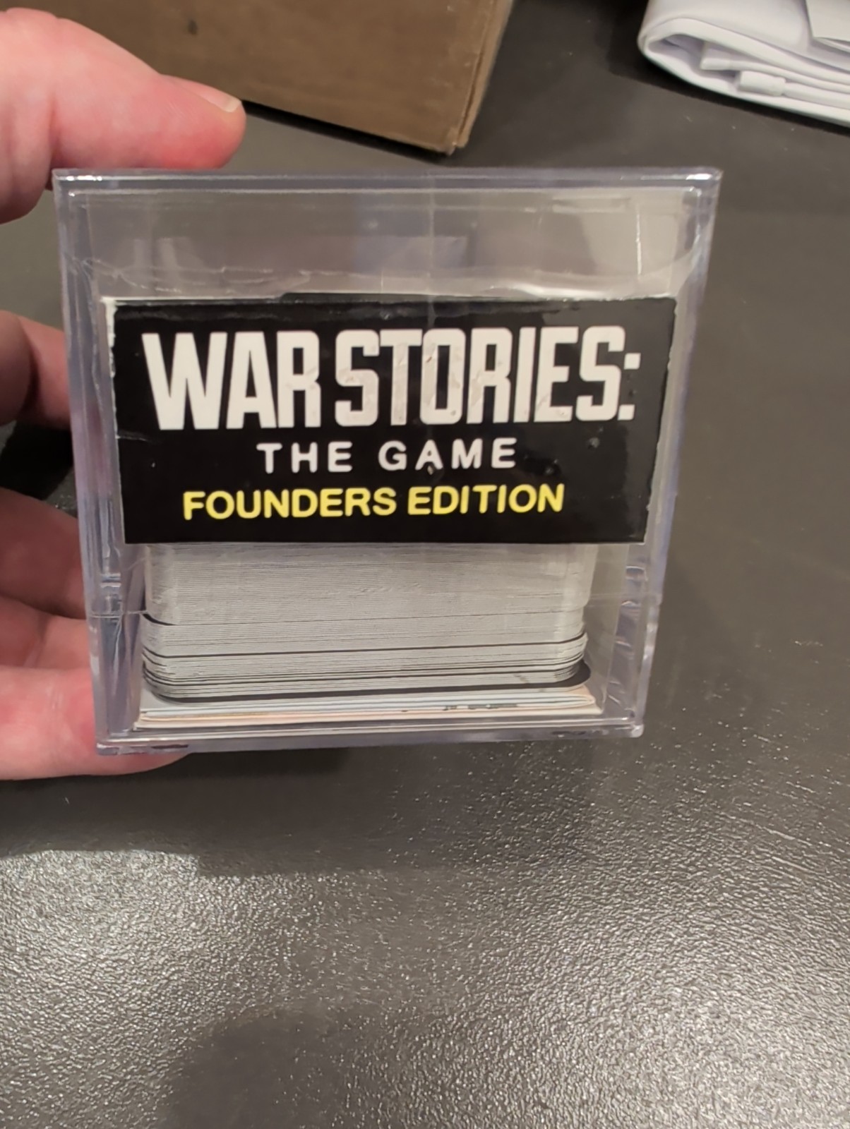 War Stories: The Game (Founders Edition) by Greek Ventures w/ Ultrapro Deckbox