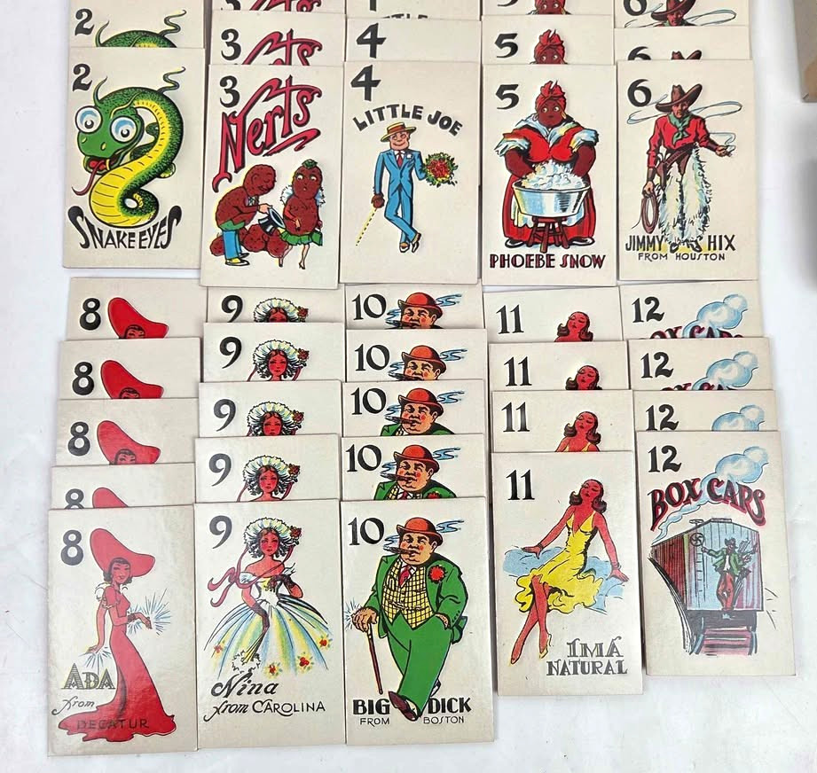 Vintage SNAKE EYES Game Circa 1930s By Selchow & Righter No. 27
