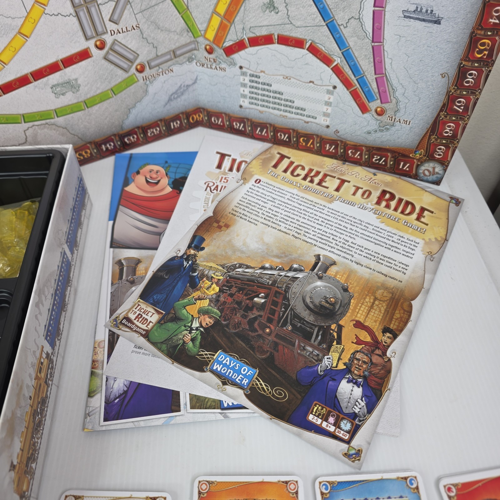 Days of Wonder Ticket To Ride by Alan R. Moon Train Adventure Board Game Family