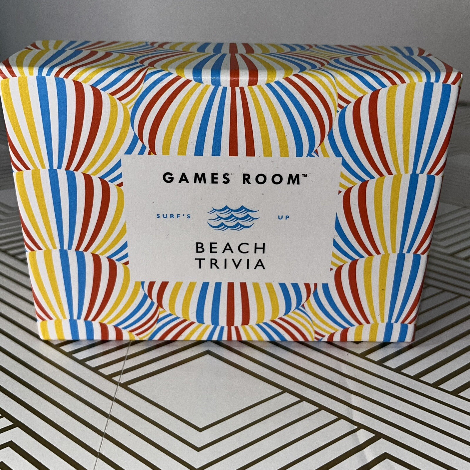 Games Room Beach Trivia Multi-Coloured Travel Vacation Bnb Supplies