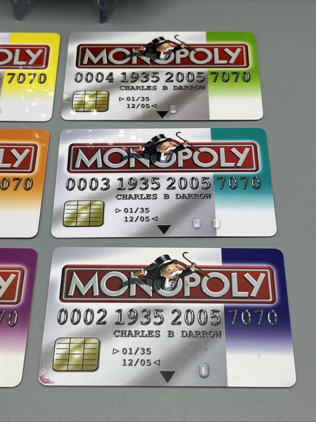 2005 Monopoly Electronic Banking Unit Credit Card Machine & 6 Cards – Tested
