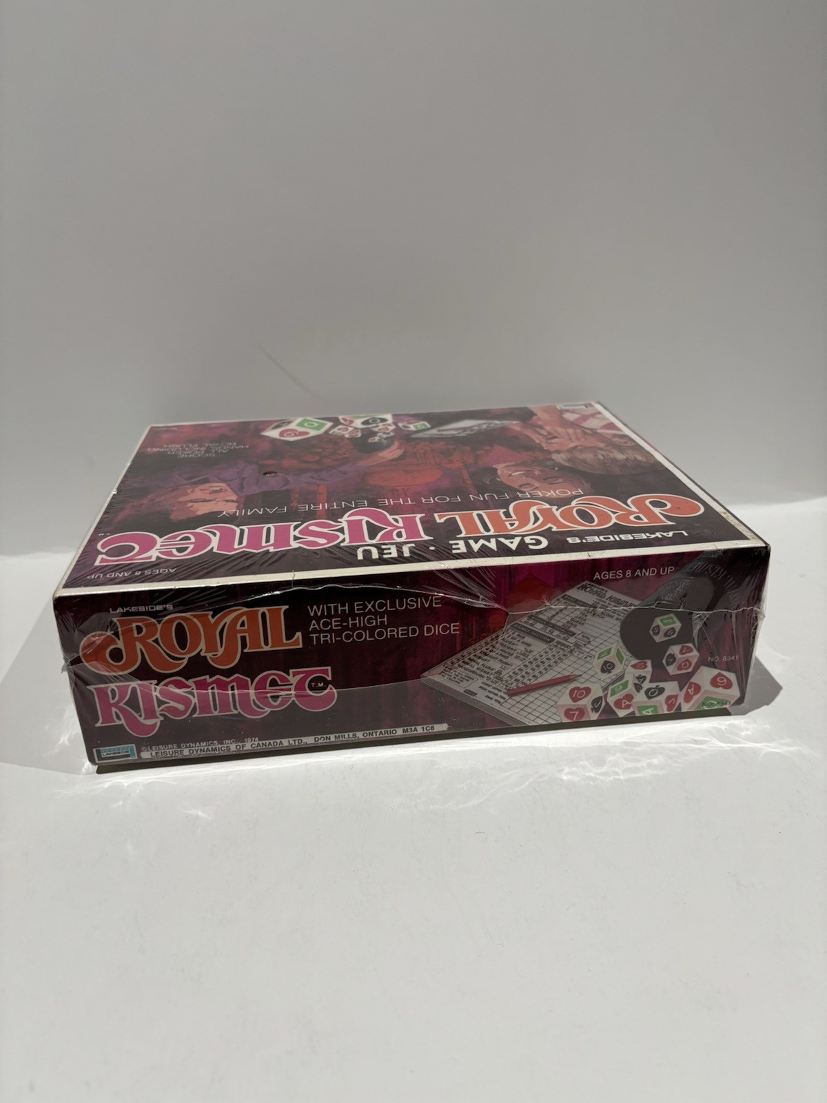 1974 Royal Kismet Poker Dice Game Lakeside Brand New Sealed