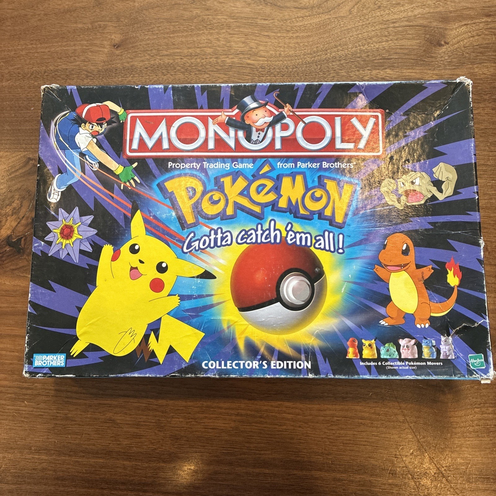1999 Hasbro Pokemon Collector’s Edition Monopoly Board Game see pic missing pc