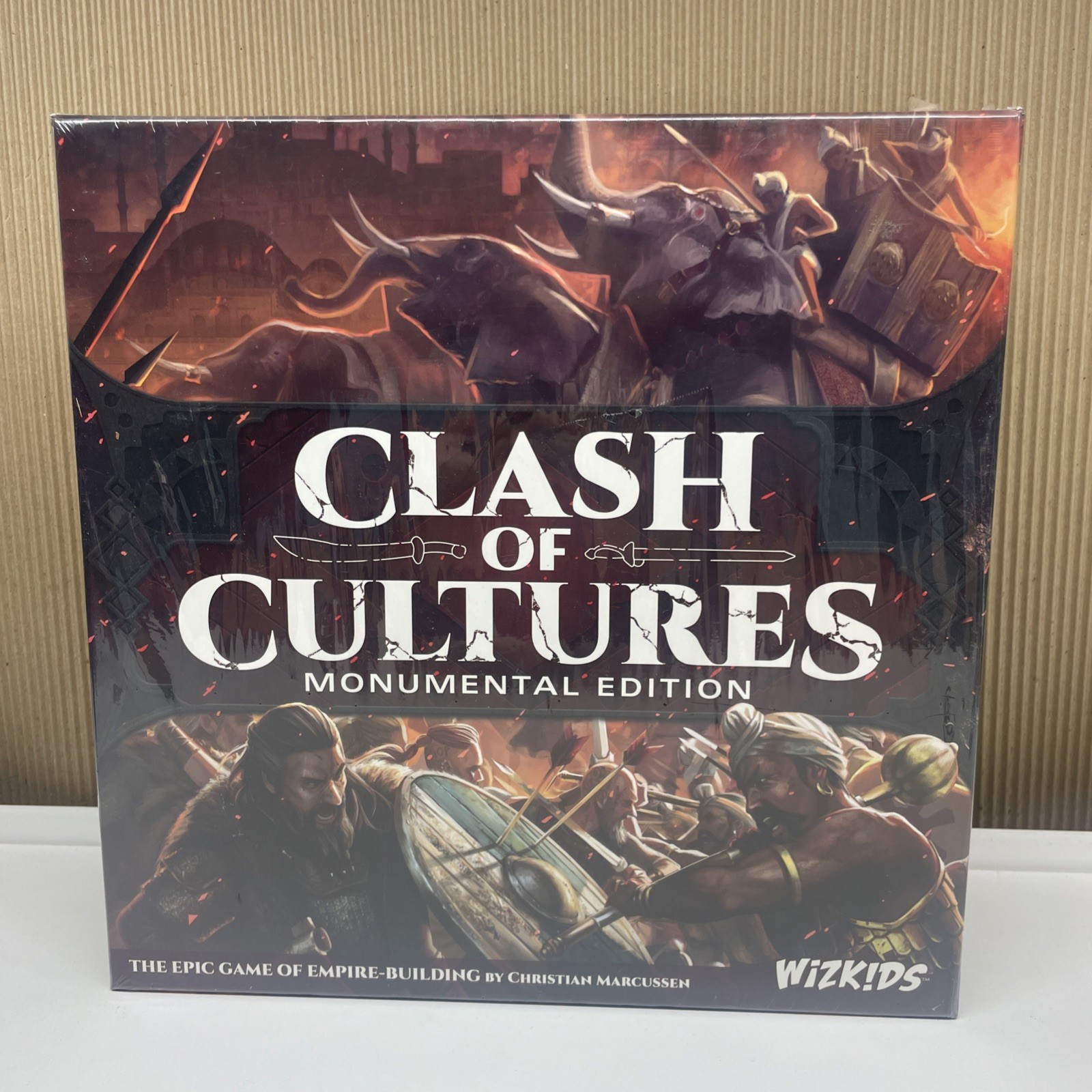 Clash of Cultures Monumental Edition Civilization Board Game New Sealed Wizkids