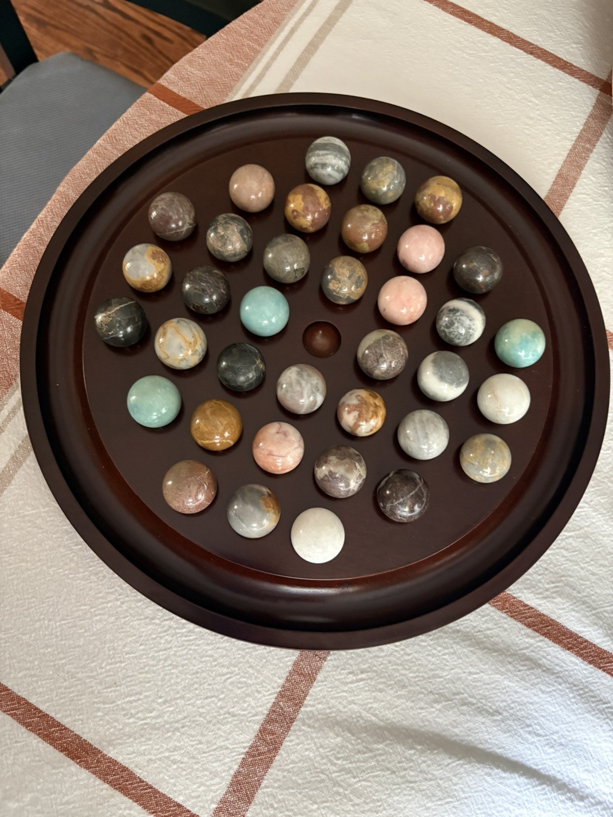 Marble Solitaire Board Game Unused, Perfect condition