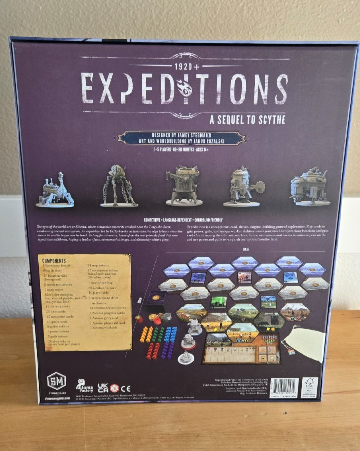 Expeditions Board Game by Stonemaier Games-A Sequel to Scythe 1-5 Players