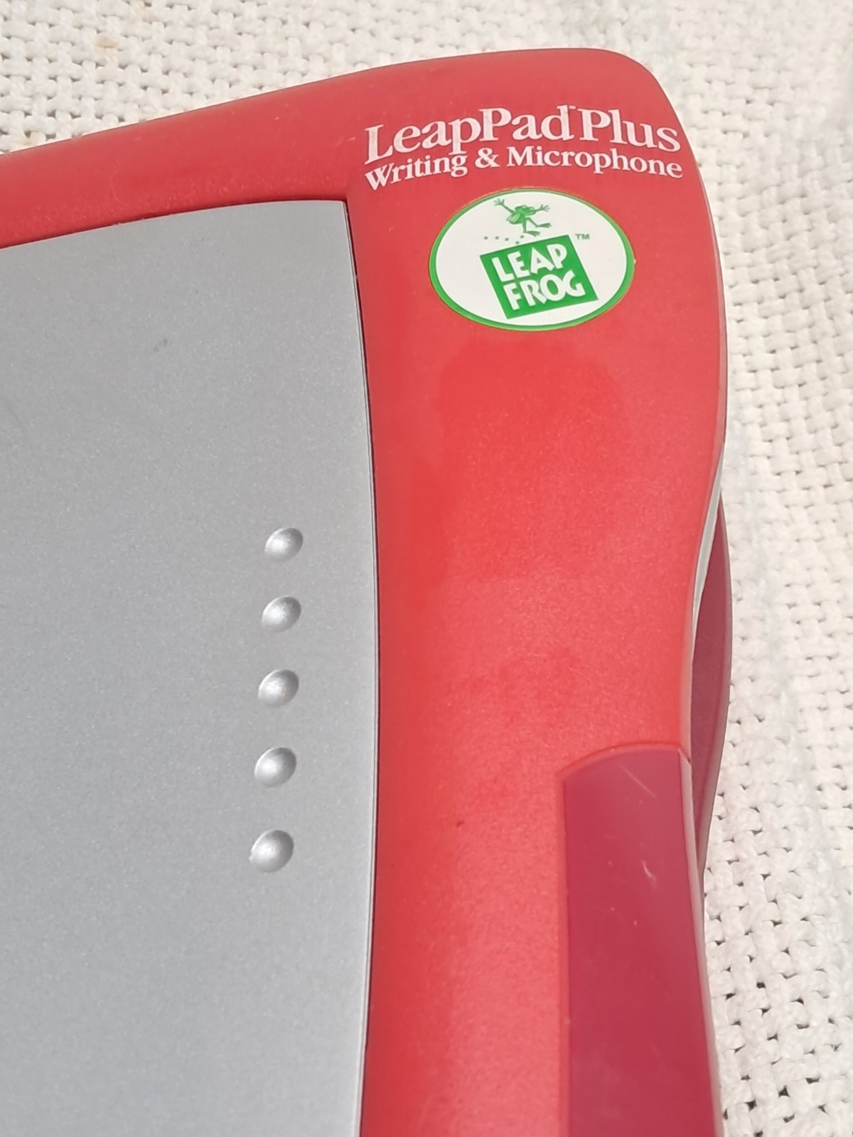 Leap Frog Leap Pad Plus Writing & Microphone Red colored brand new batteries