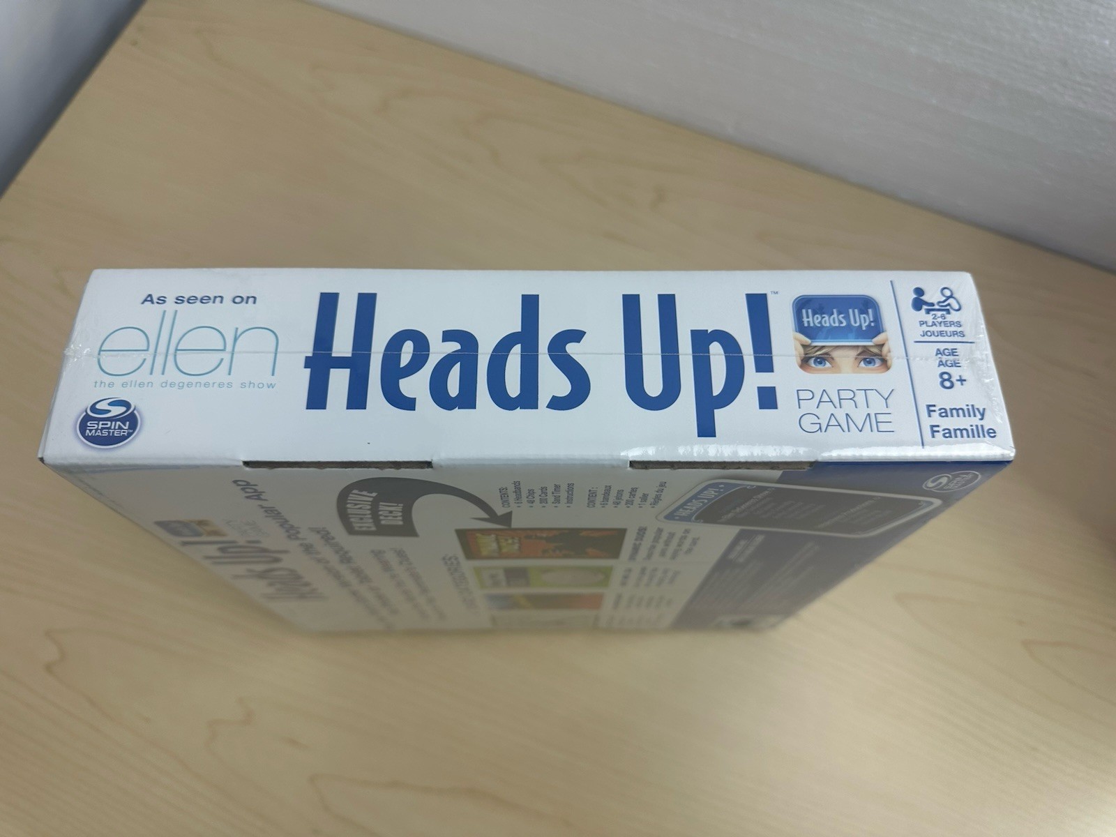 Heads Up! Party Game As Seen on the Ellen Degeneres Show New Sealed