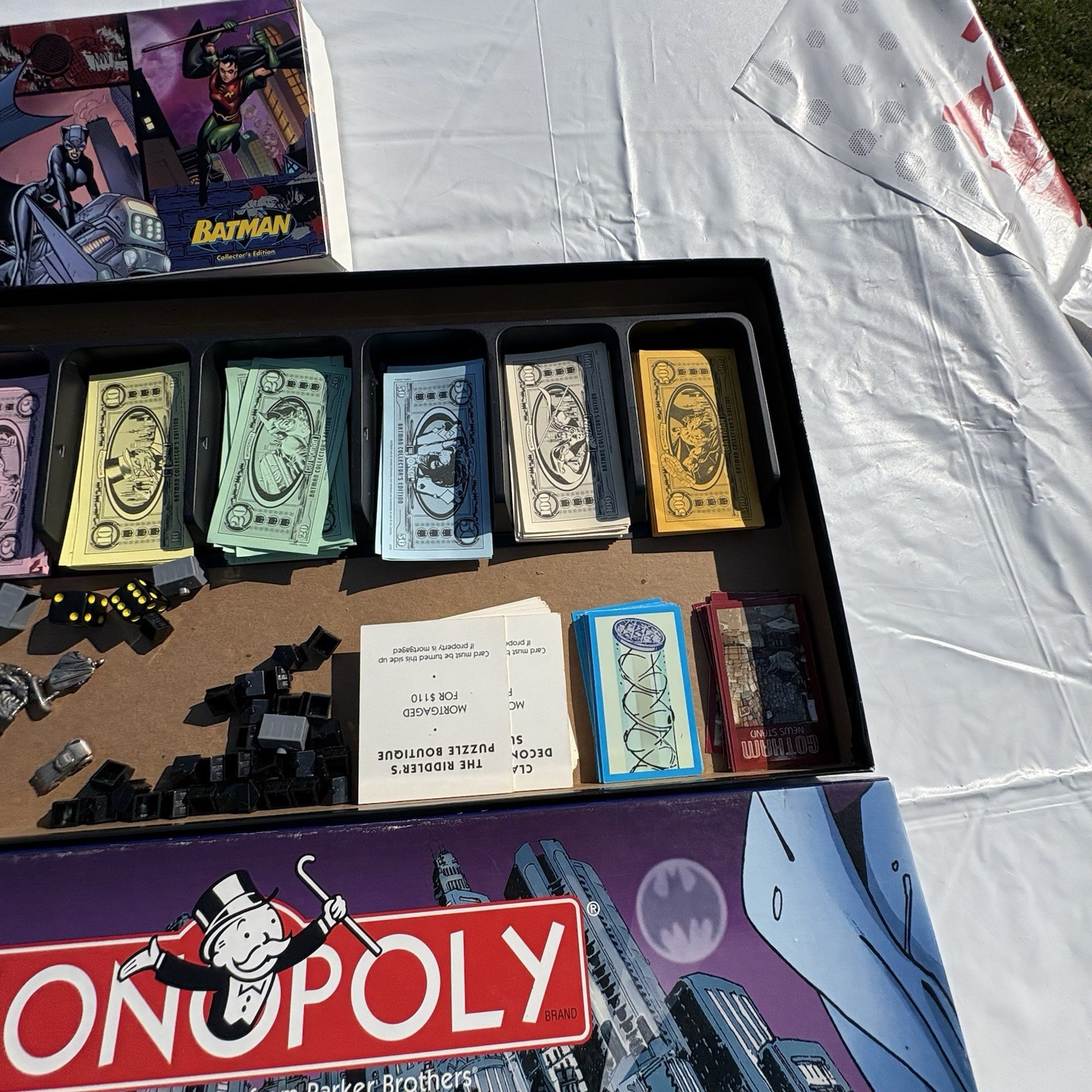 2005 Parker Brothers Monopoly Batman Collector’s Edition Board Game Incomplete