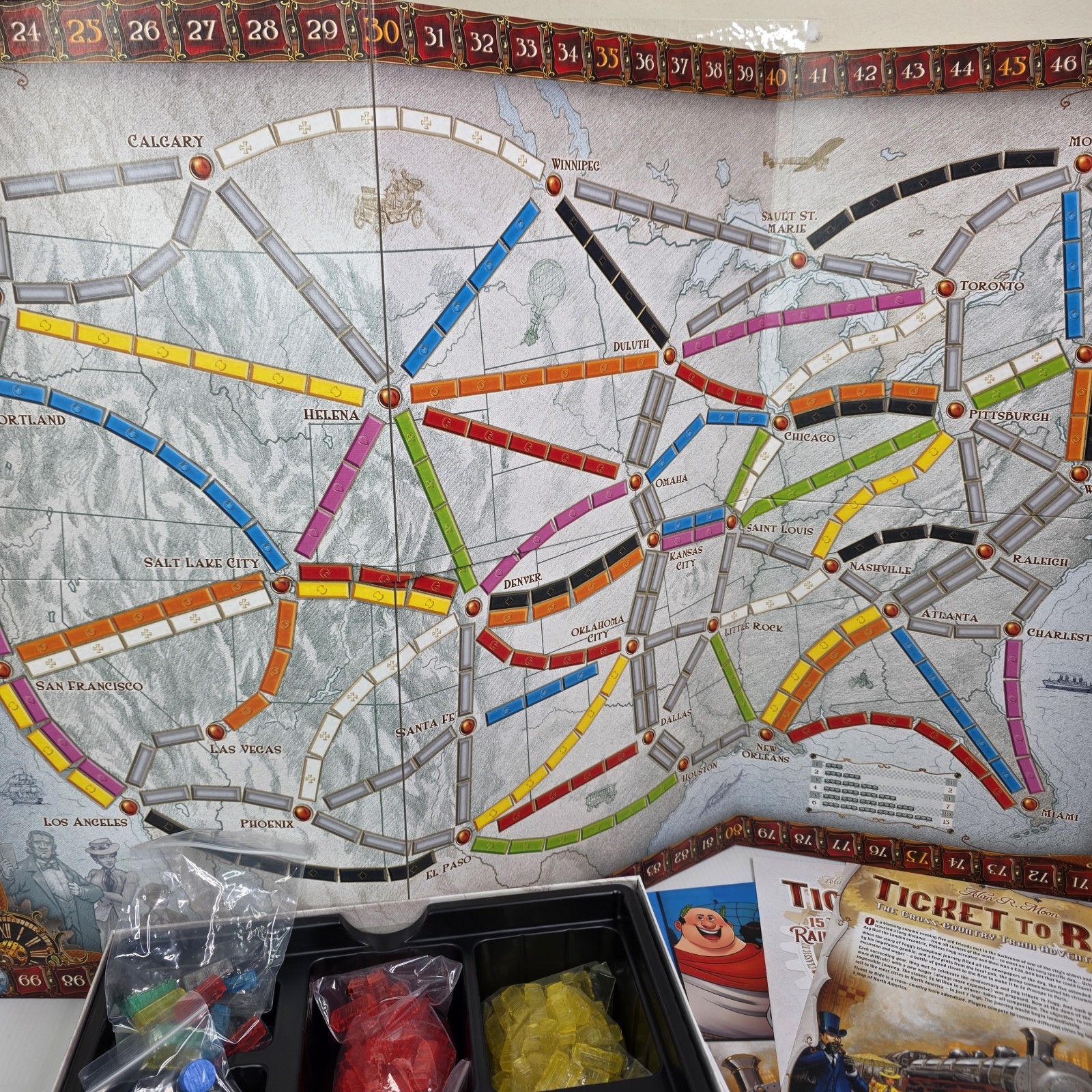 Days of Wonder Ticket To Ride by Alan R. Moon Train Adventure Board Game Family