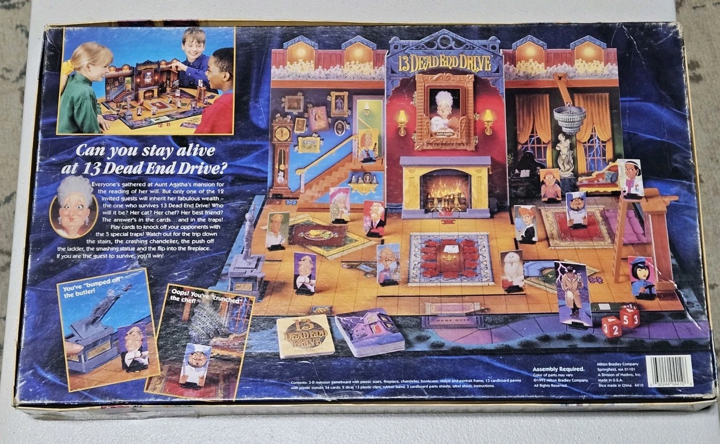 VINTAGE 13 Dead End Drive – Milton Bradley 1993 Board Game
