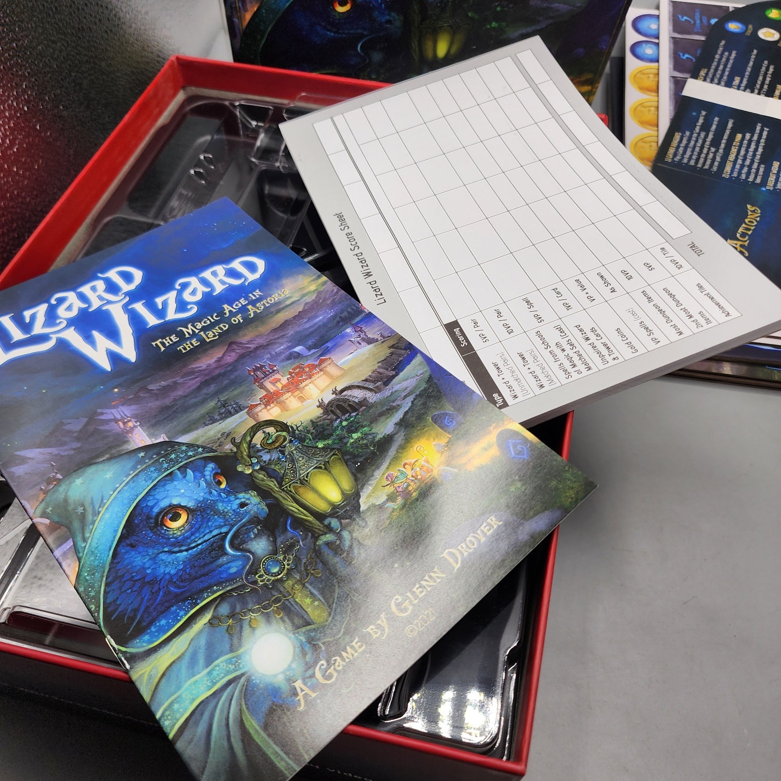 Forbidden Game – Lizard Wizard – (Kickstarter Ed) Complete – Unused