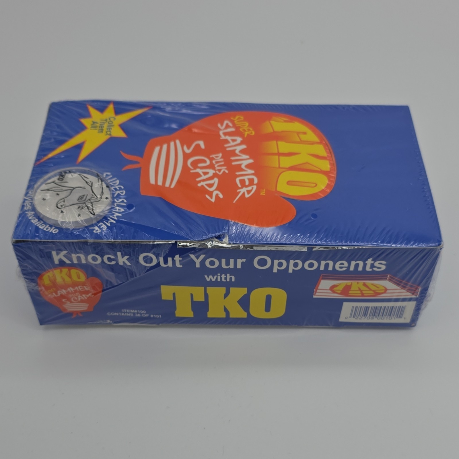 TKO Super Slammer Plus 5 Caps Sealed Complete Game Sports Skill Action Ages 3+