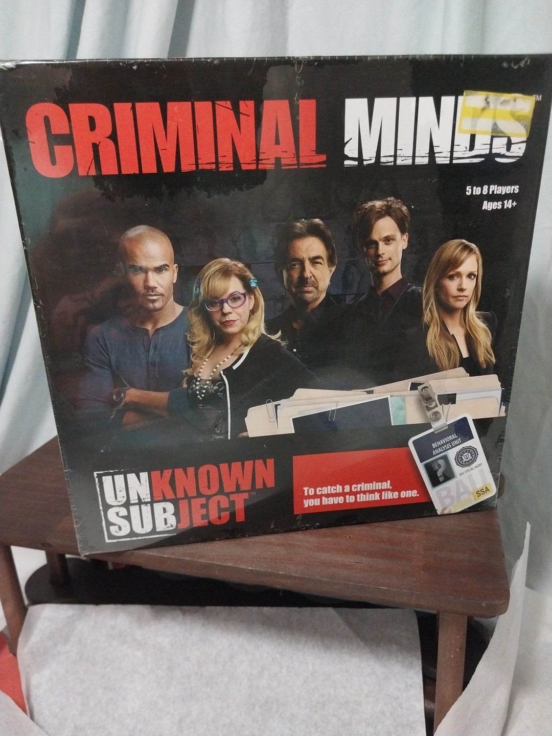 Criminal Minds Unknown Subject Board Game PlayMonster NEW SEALED 5-8 Players