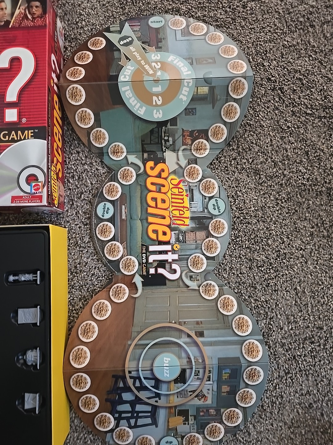 Seinfeld Scene It DVD Board Game Mattel Complete Trivia Free Ship Add’l