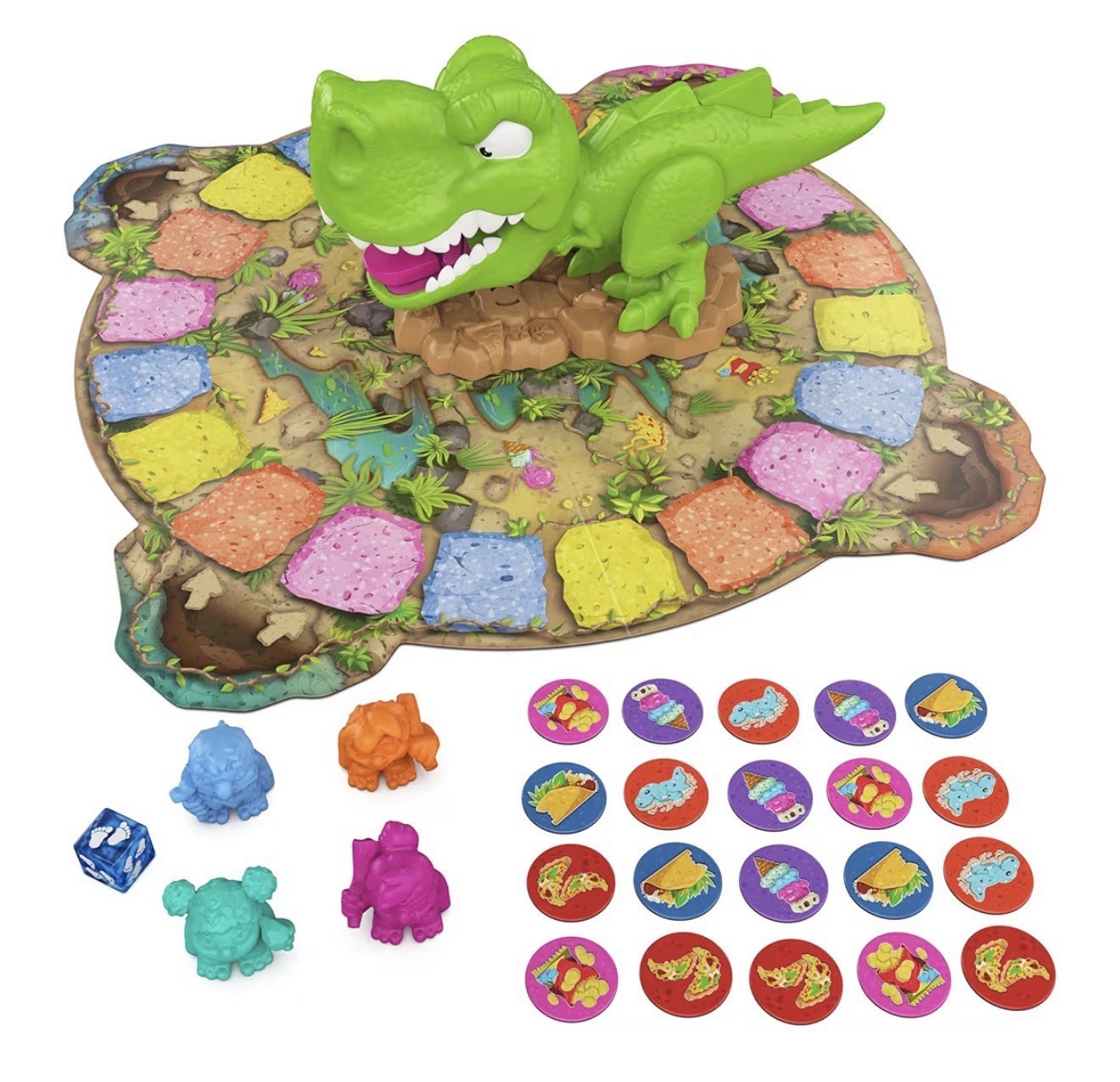 Snack-O-Saurus Rex Interactive Dinosaur Toy for Kids Board Games for Family 5B