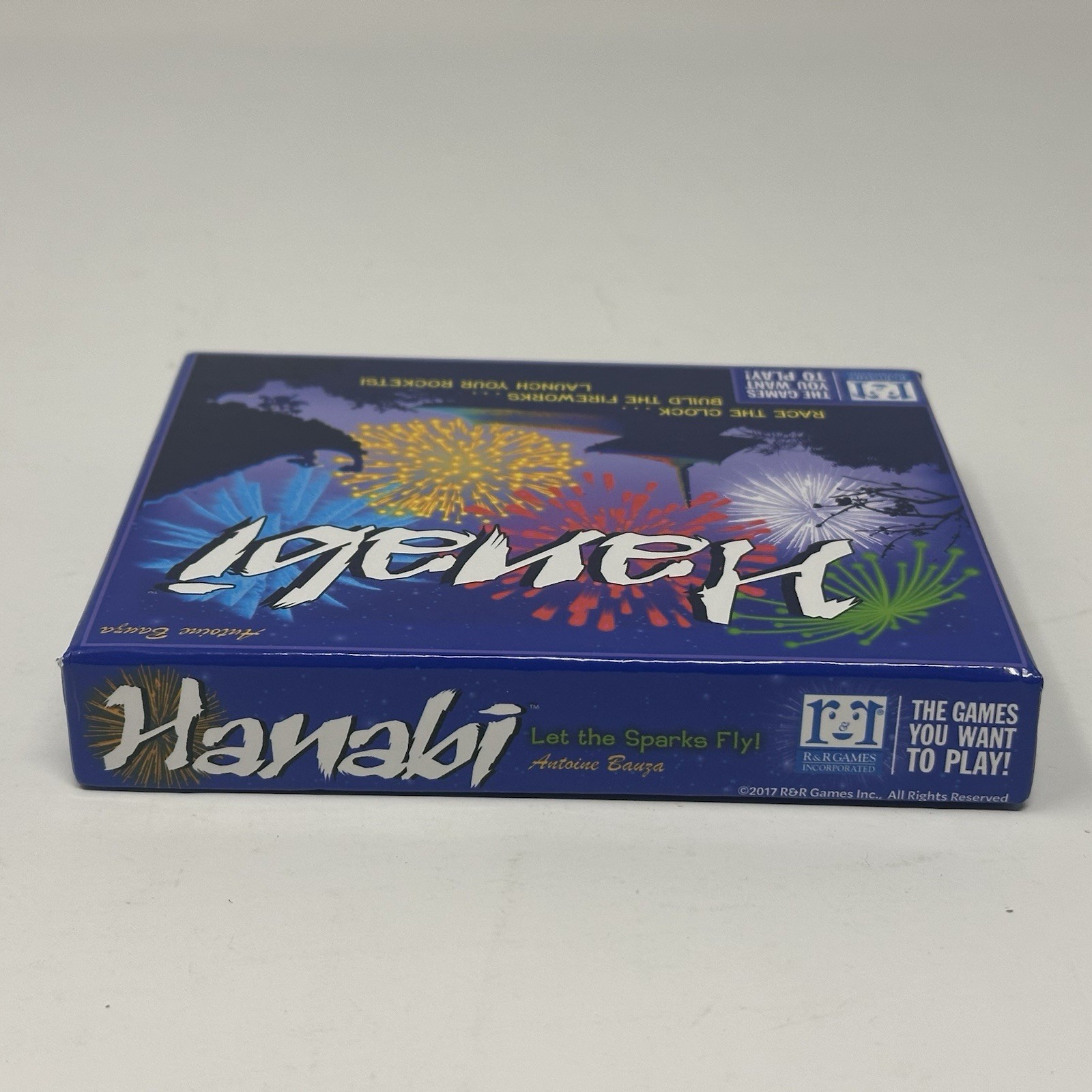 Hanabi 2017 Fireworks Card Game Antoine Banza R&R Games Unused & Complete
