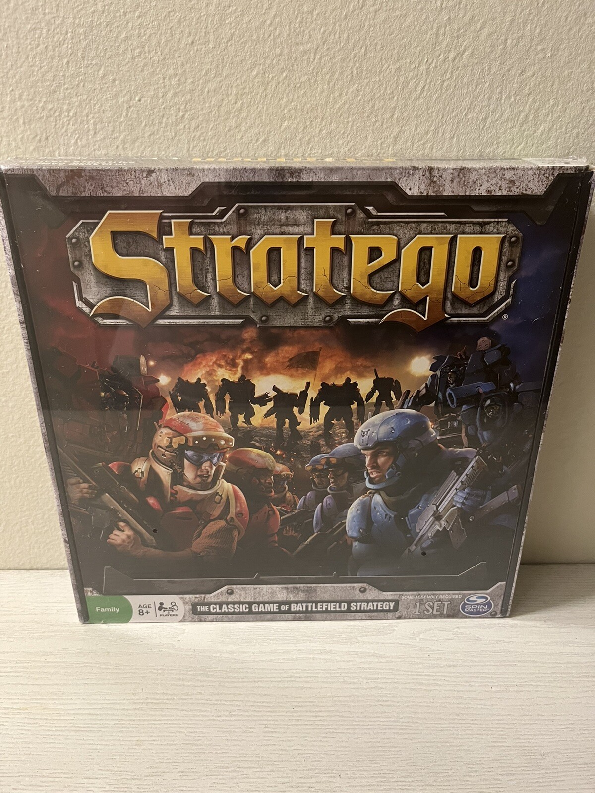 Stratego Classic Family Game of Battlefield Strategy Spin Master Jumbo Sealed