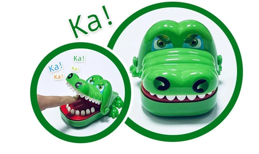 Crocodile Dentist Game Kids Alligator Bite Finger Reaction Toy Family Fun
