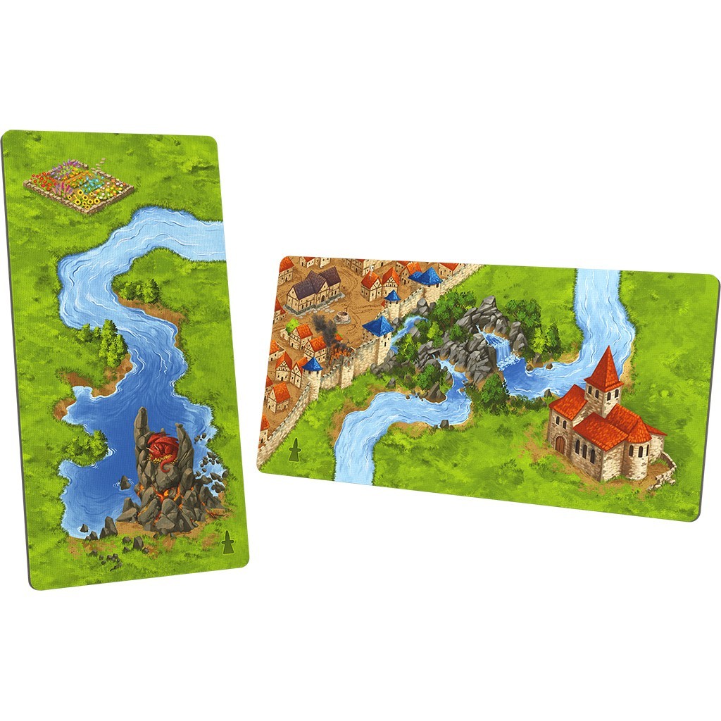 Carcassonne v3.1 Dragon & Fairy Expansion #3 Board Game Hans im Glück