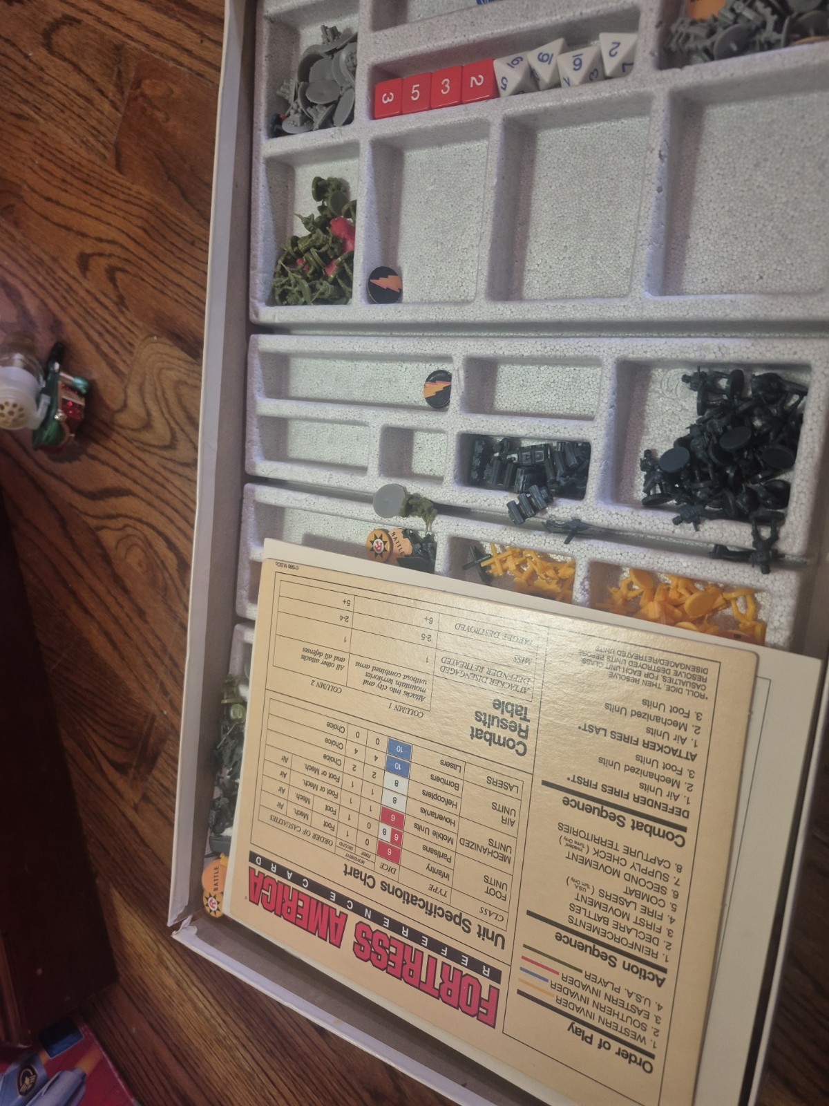Fortress America United States Under Attack Board Game Gamemaster 1986 MB