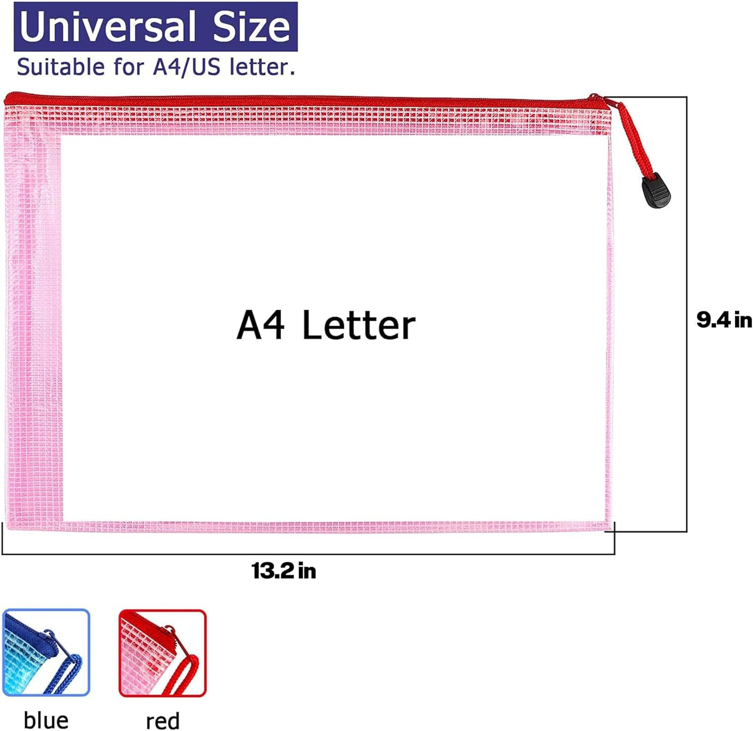 2Pack Mahjong Tile Bag, Mahjong Storage Bag with Zipper for Organizing Classroom