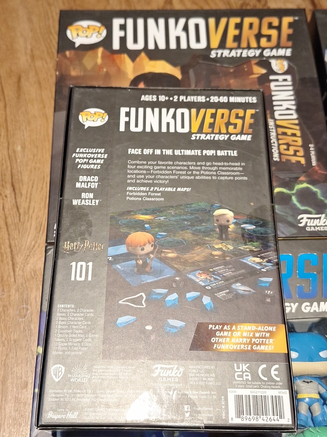 Funko Funkoverse Strategy Game Lot Harry Potter Jurassic Park DC Marvel