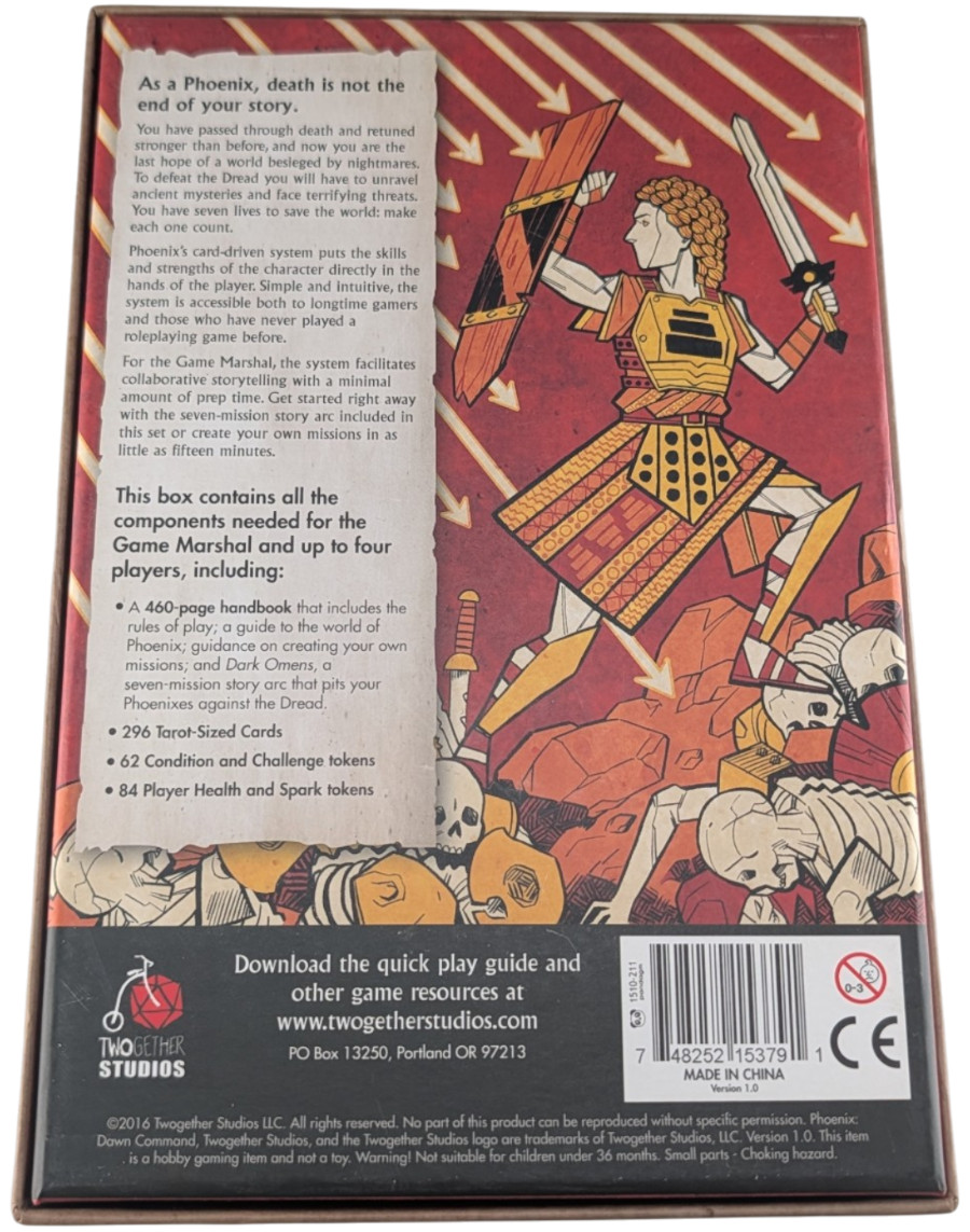 Phoenix Dawn Command RPG Box Set Twogether Studios Keith Baker 2016