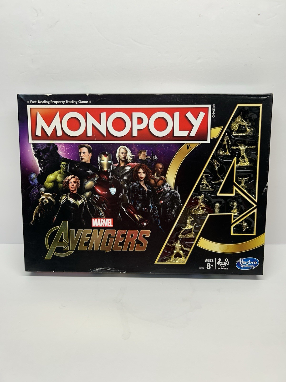 Monopoly Marvel Avengers Edition Board Game by Hasbro Open Box