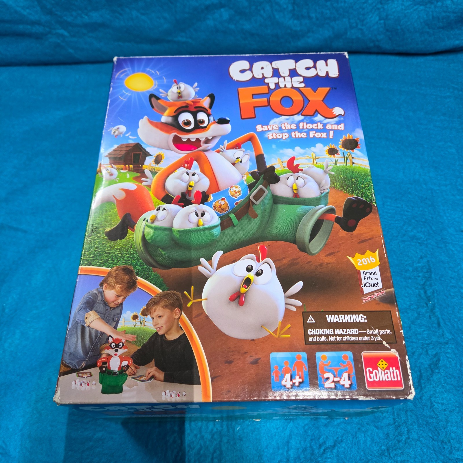 Catch The Fox Board Game Goliath 2016 w/ Original New, Open Box Family Kids Game