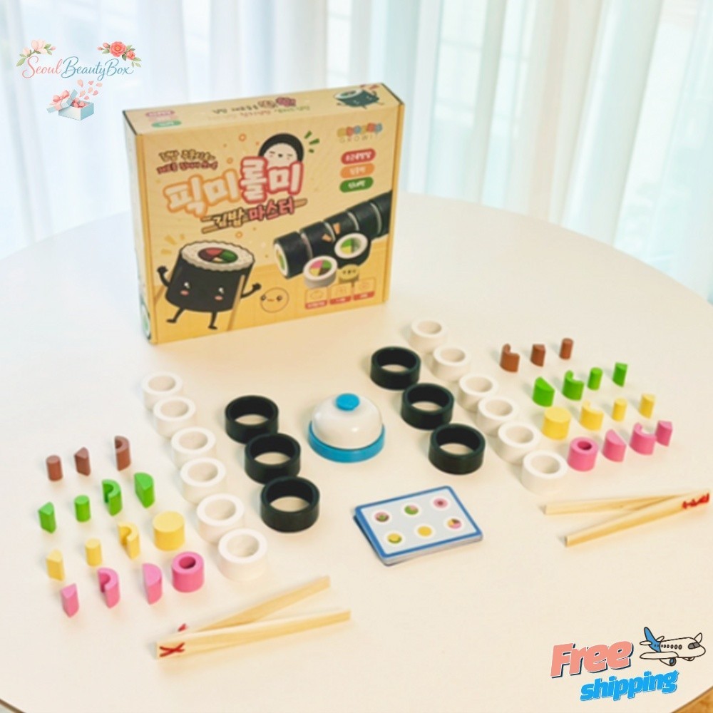 Growit Pick Me Roll Me Gimbap Master Board Game Dexterity Korea