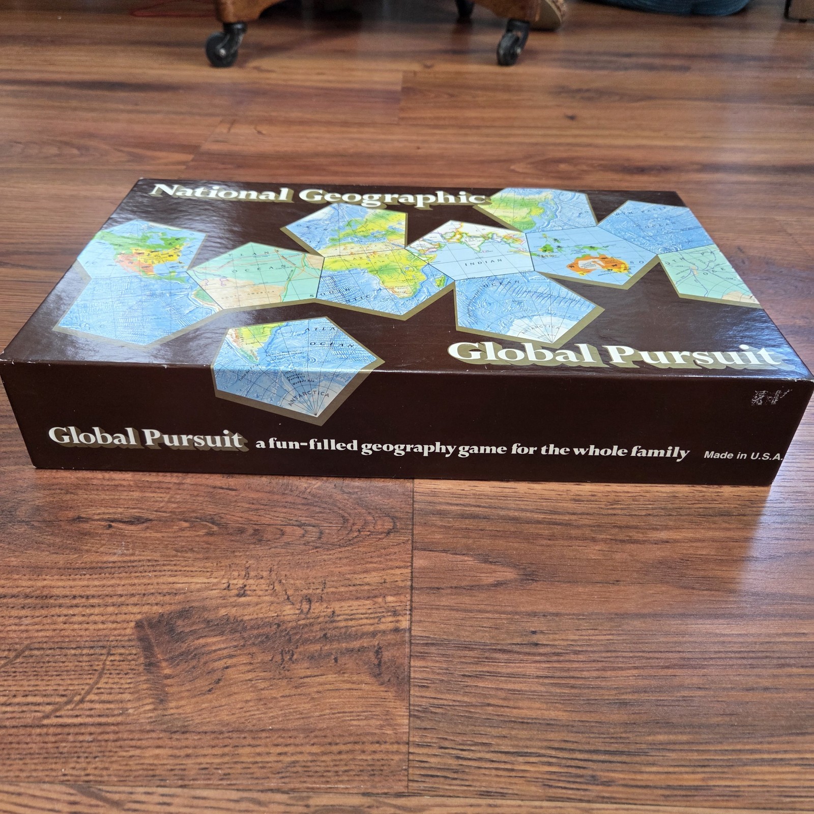 National Geographic GLOBAL PURSUIT Board Game 1987 Trivia Vintage COMPLETE
