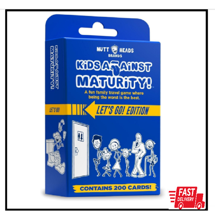 Kids Against Maturity Hilarious Family Tabletop Game for All Ages 600 Cards