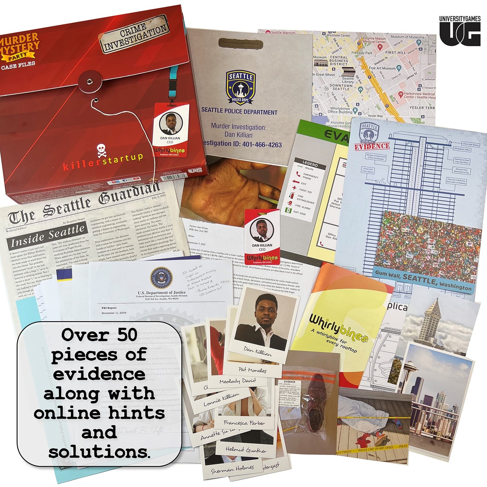 Case Files: Killer Startup for 1 or More Players Ages 14 and Up