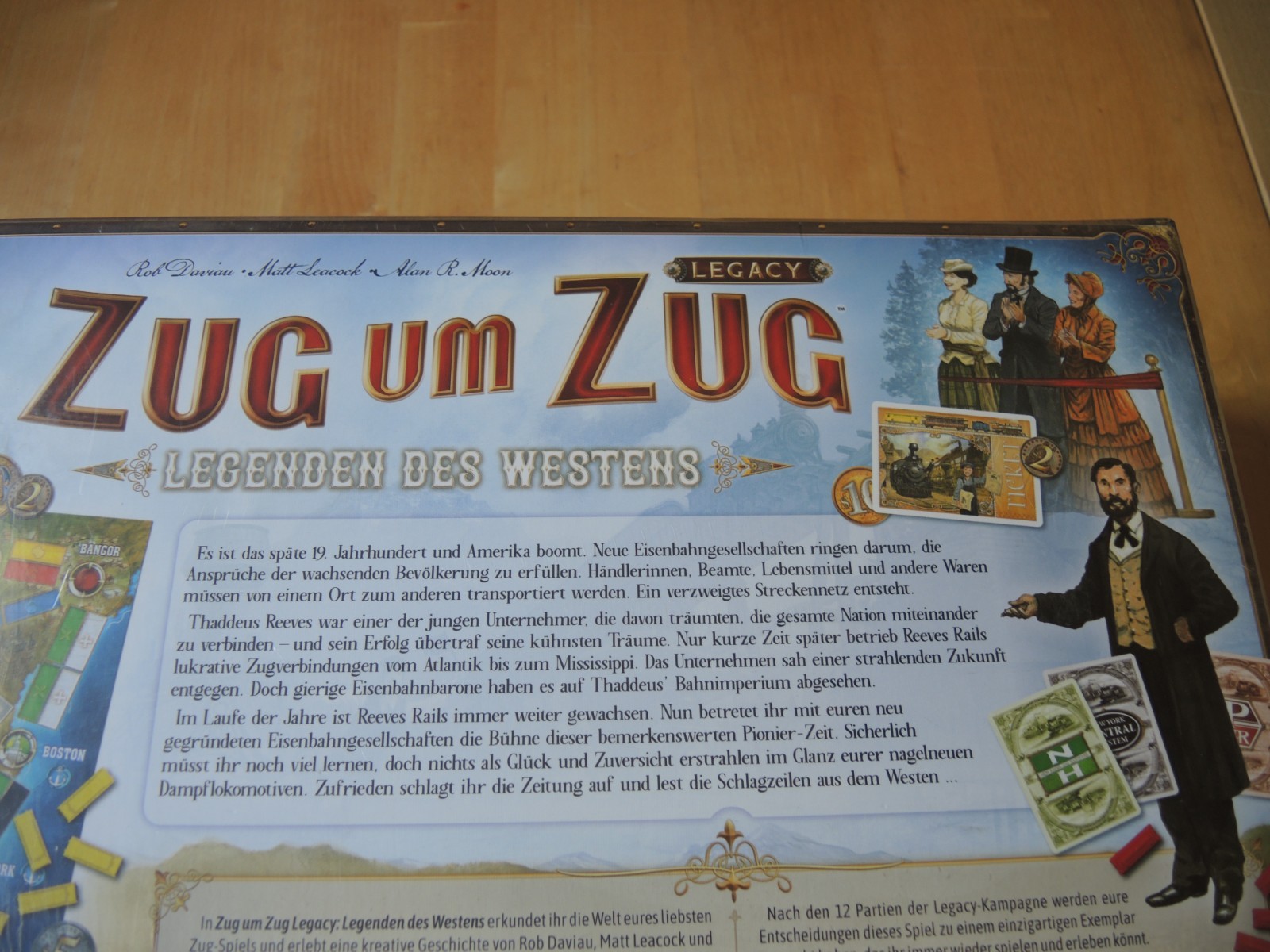 Ticket to Ride Legacy Days of Wonder Board Game Original Packaging New Still Sealed