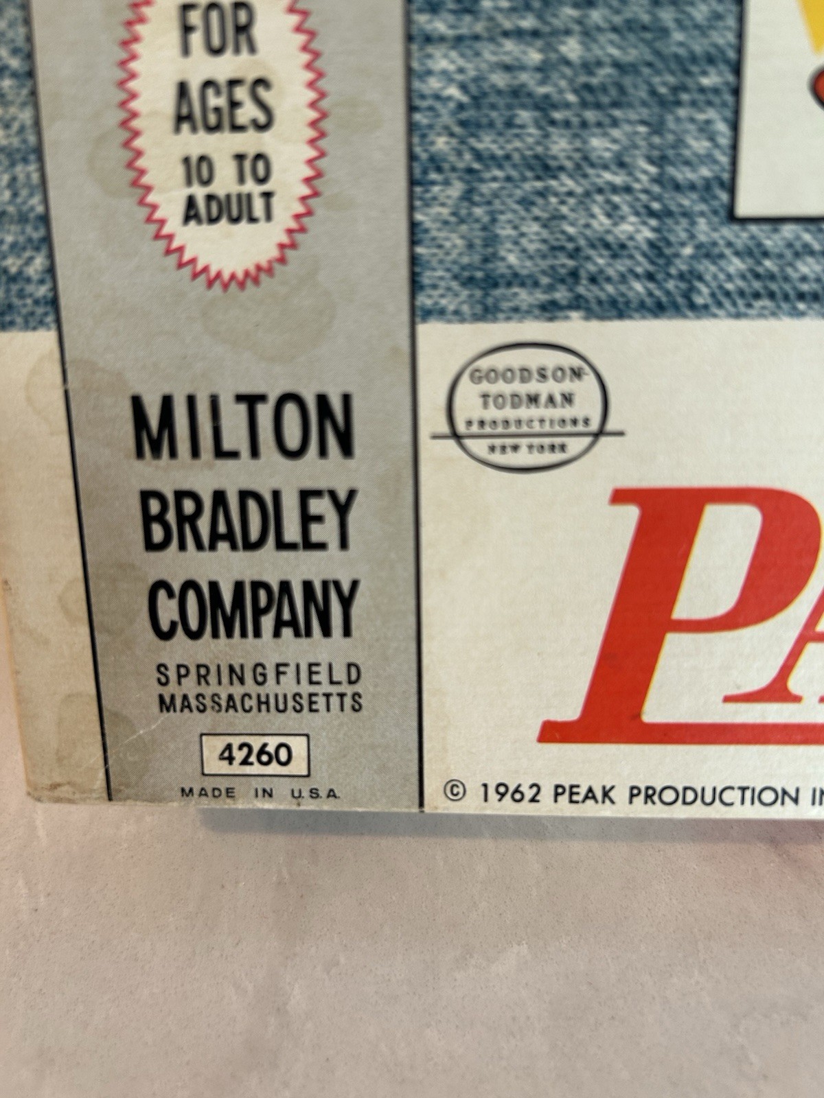 Vintage 1962 Password Board Game MB BLUE Box Edition Vol 2 #4260 Complete LC26