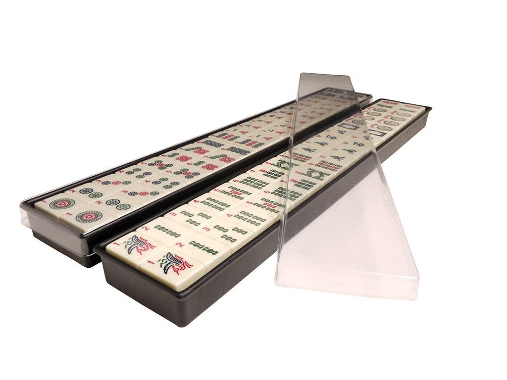 C&H Solutions American Mah Jongg 20 inches x 4 x 8 inches, White
