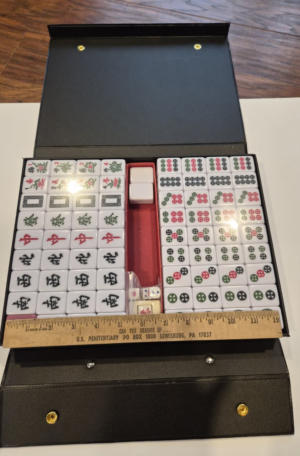 Yellow Mountain Imports Professional Chinese Mahjong Game Set New Sealed w/Case